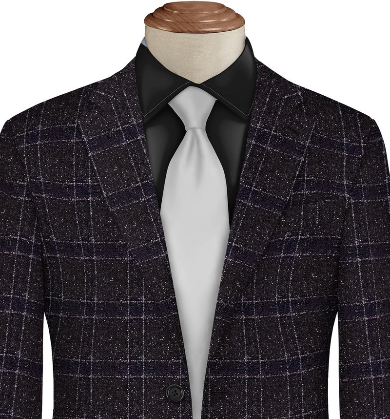 SEVENHEAD Store Solid Color Ties 3.15 Inch (8CM) for Men Pure Color Satin Neckties Formal Mens Ties Wedding Businesss - Image 5